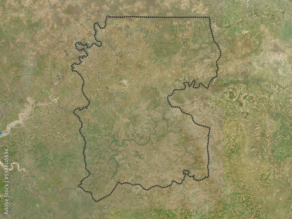 Gabu, Guinea-Bissau. High-res satellite. No legend