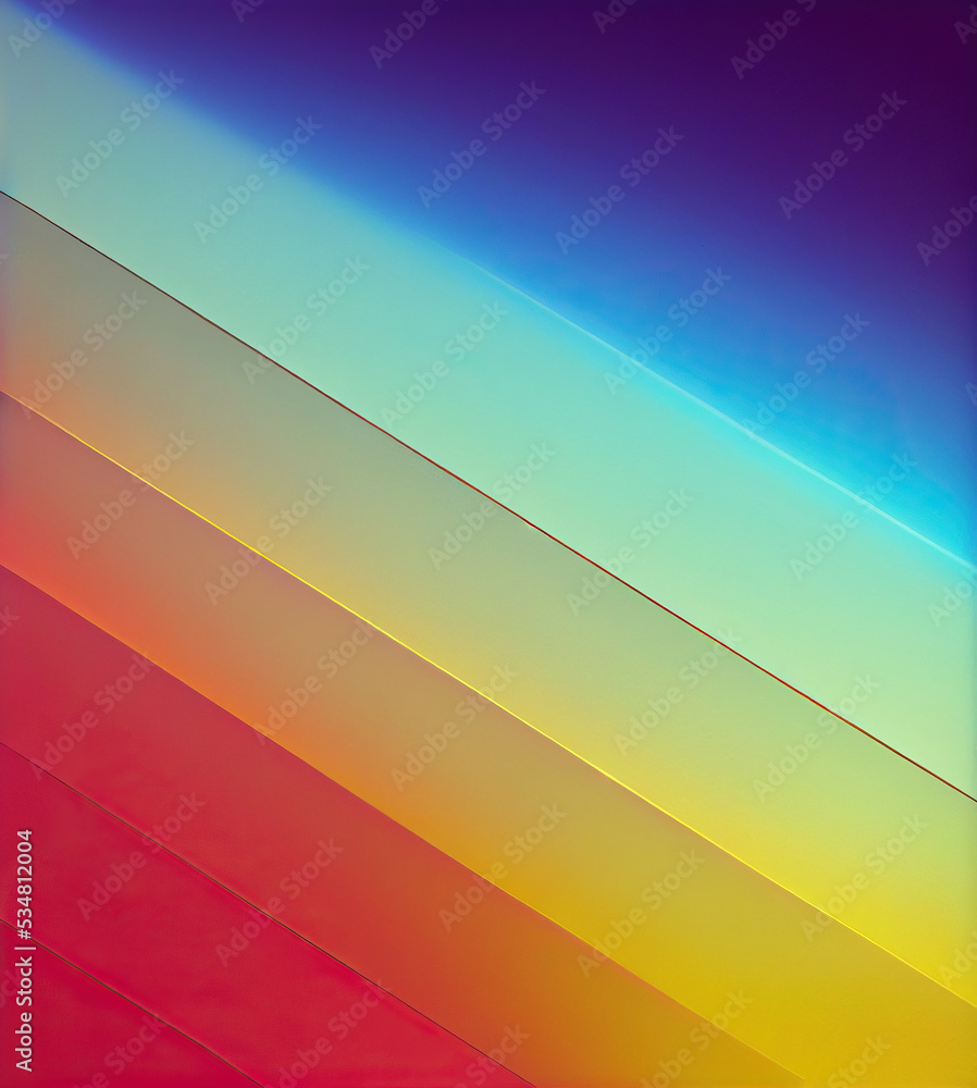 Obraz premium Colorful bright lines diagonal gradient stripes background. Multicolored neon palette spectrum vibrant striped colour illustration creative stylish trendy backdrop.
