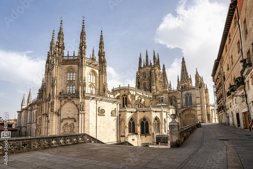 The Burgos Cathedral in Castilla y Leon, Spain was declared Unesco World Heritage Site. photo