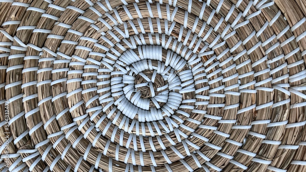 Wicker basket texture. wood braiding. textured material. Background. wicker texture