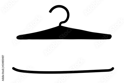 hanger for clothes-vector-transparent-no background