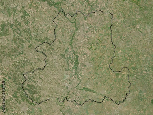 Csongrad, Hungary. Low-res satellite. No legend