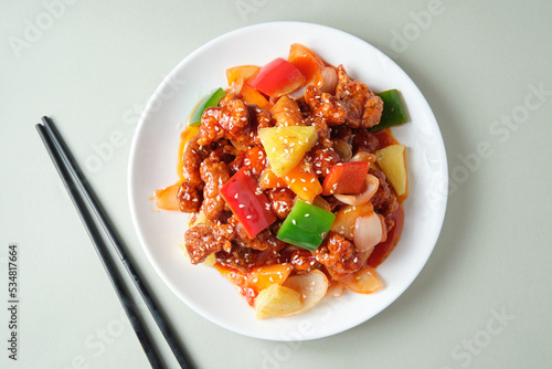 Sweet and sour pork photo