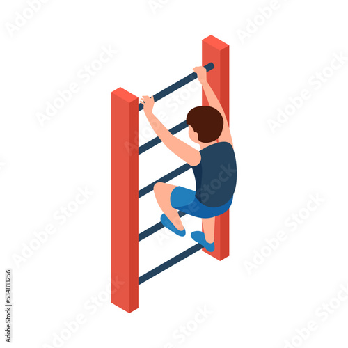 Child Isometric Illustration
