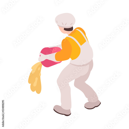 Isometric Factory Worker