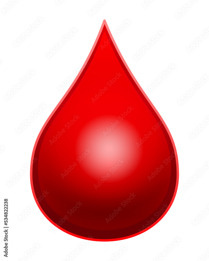 Obraz premium Drop of blood