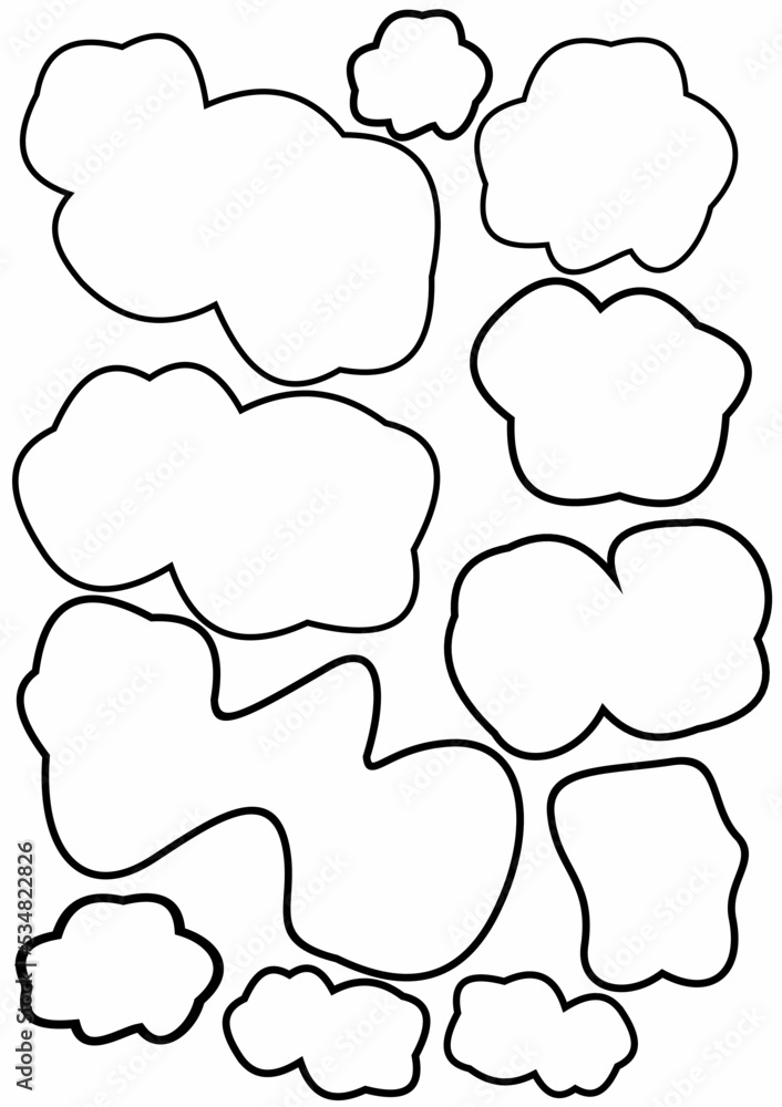 Fototapeta premium Lines for graphics are double lines.