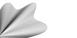 Modern abstract wave lines on white background. Vector EPS 10