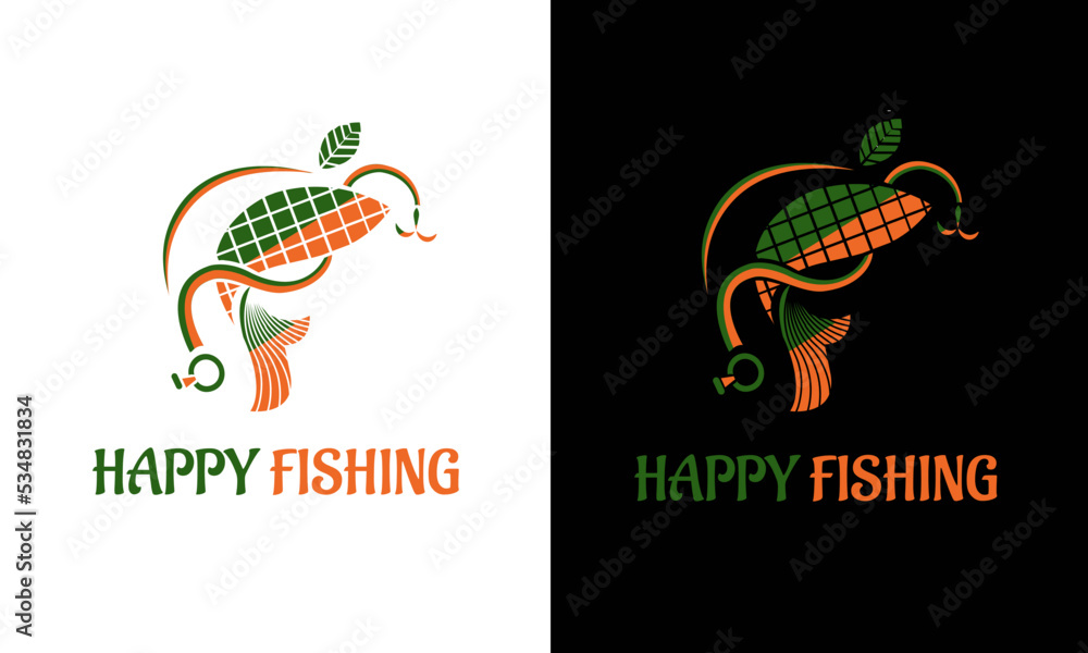 Fototapeta premium fishing logo design