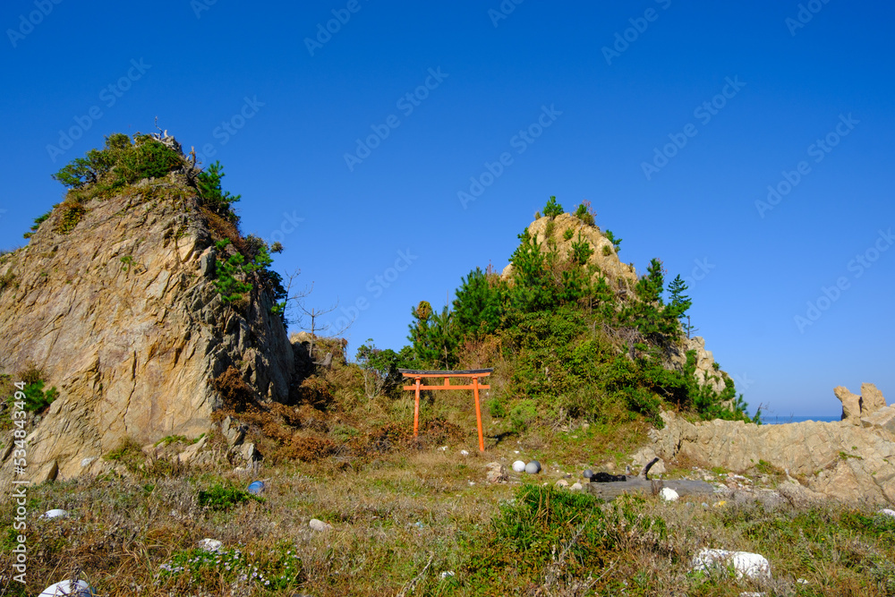 福井県若狭　美浜町の弁天崎