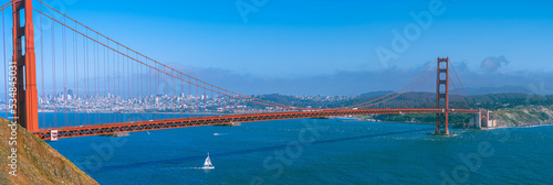 Popular Golden Gate Bridge and San Francisco bay area