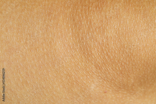 Texture of human skin as background, closeup view