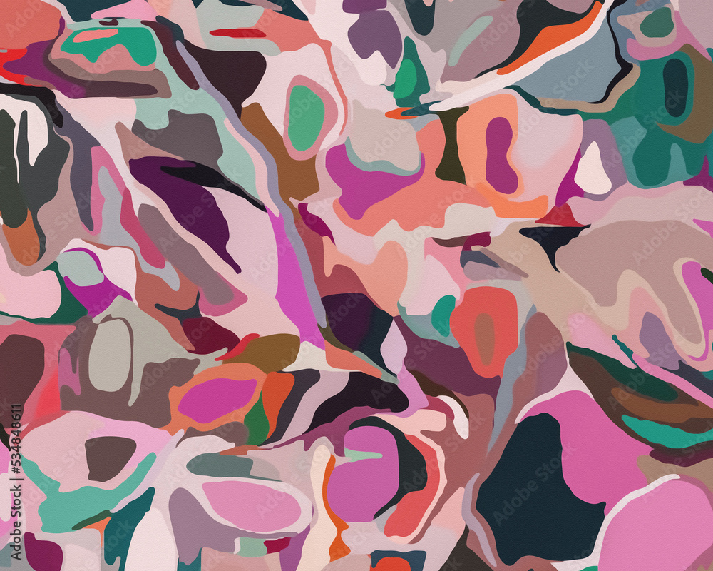 Graffiti Blossoms - Abstract Botanical Art Graffiti Blossoms - Abstract Botanical Art
