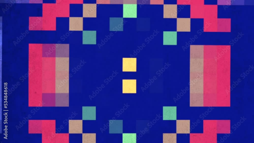 Motion gradient rainbow small pixels in 8 bit of architecture, motion abstract game, cyberpunk and retro style background Motion gradient rainbow small pixels in 8 bit of architecture, motion abstract game, cyberpunk and retro style background