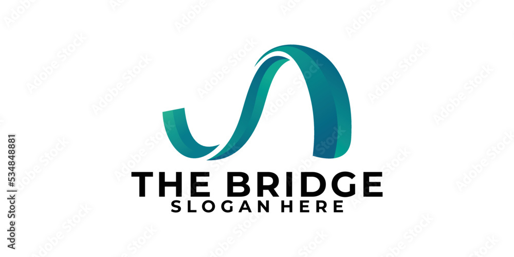 bridge logo icon vector isolated bridge logo icon vector isolated