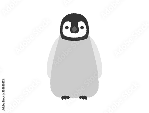 ペンギンの子どものイラスト