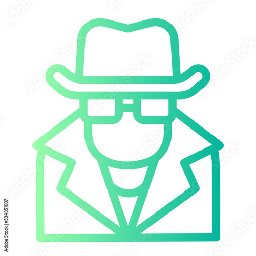 spy gradient icon