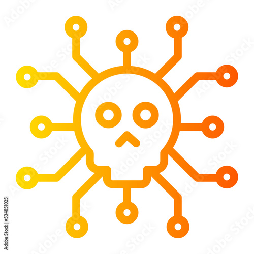 crime gradient icon