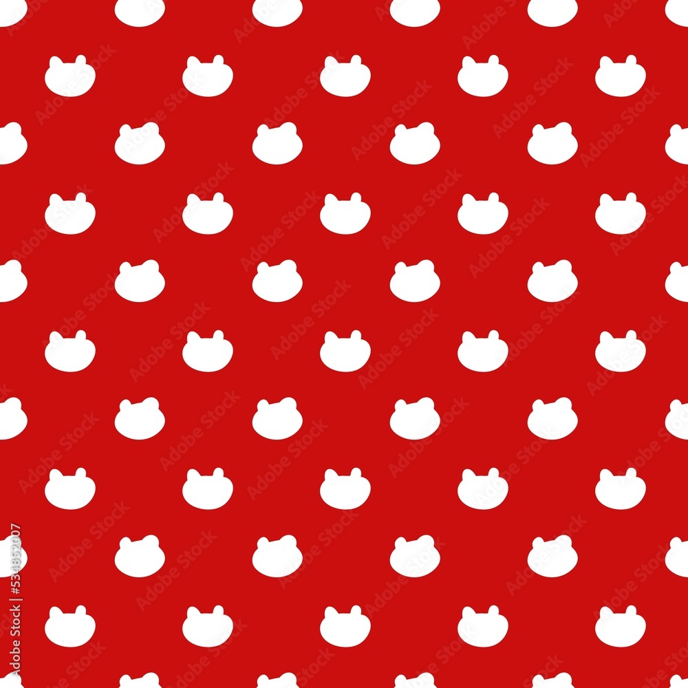 seamless pattern of shape cat cartoon seamless pattern of shape cat cartoon