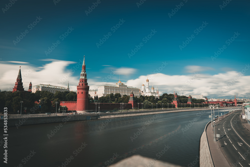 The Kremlin, Moscow, hyperlapse photo, no people The Kremlin, Moscow, hyperlapse photo, no people
