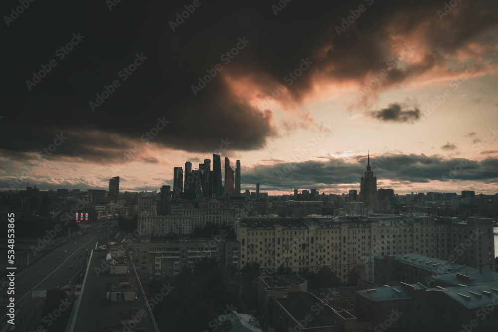 Naklejka premium Moscow International Business Center, Russia