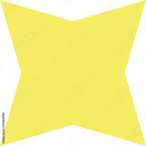 Star burst twinkle pattern icon. Yellow star shaped sparkle pattern. New year celebration decoration, birthday party festive graphic design