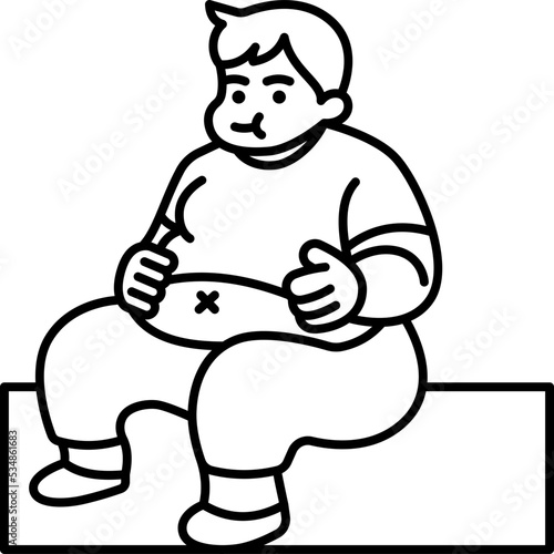 overweight icon