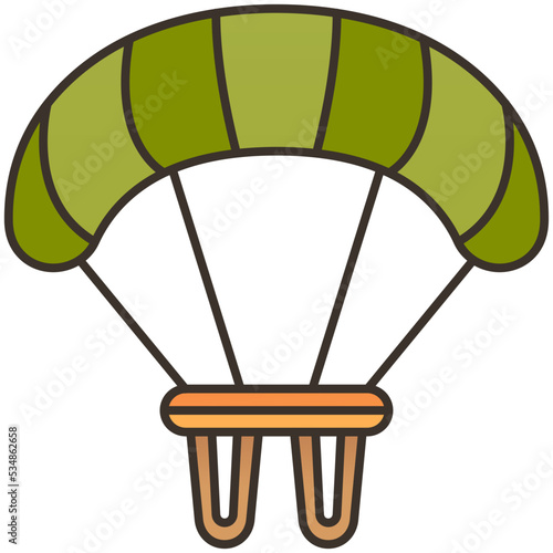 parachuting icon