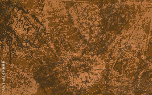 Abstract grunge texture brown color background vector