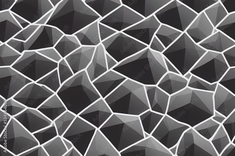 Fototapeta premium seamless pattern. Modern stylish texture. Repeating geometric tiles with filled with dots hexagons. Regular hipster background. Small circles form hexagonal minimalistic ornament.