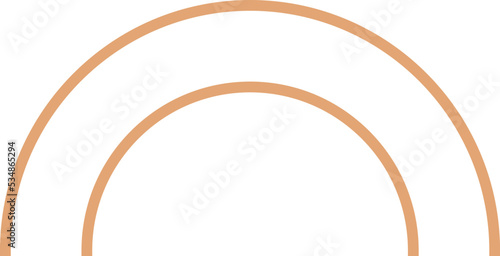 Hand drawn organic shape