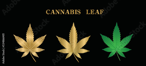 Cannabis or cannabis leaf  vector illustration,Marijuana leaf,Growing medical marijuana.