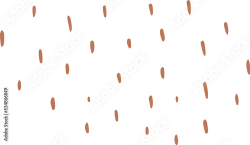 Liquid dotted form