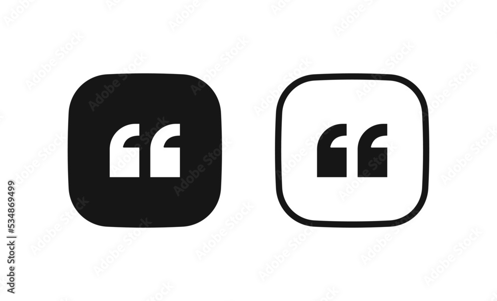 quote mark icon quotes marks icons quote mark icon quotes marks icons