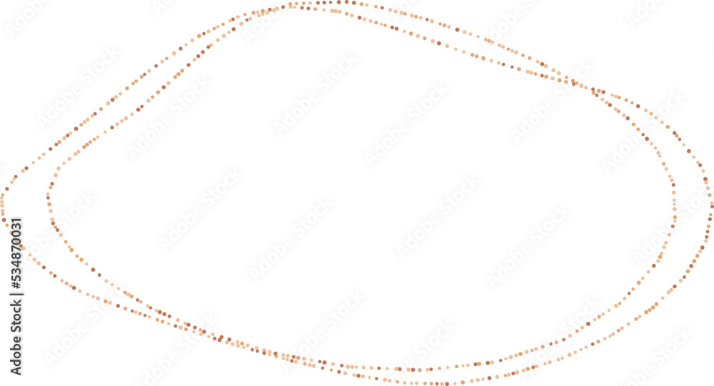 Abstract concentric dotted frame Abstract concentric dotted frame