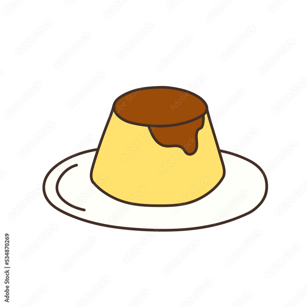 卵製品　イラスト　プリン