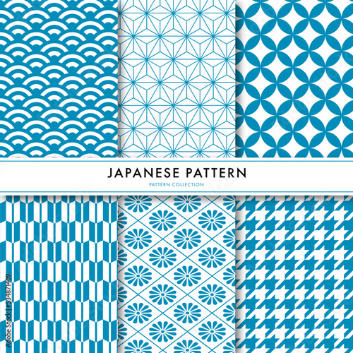 和柄パターンセット　Japanese pattern set
