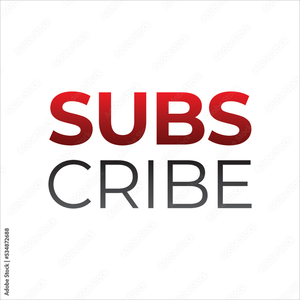 Youtube channel subscribe button logo with white background to make it easier for viewers can be used for youtubers Youtube channel subscribe button logo with white background to make it easier for viewers can be used for youtubers