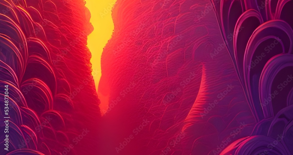 Obraz premium Gaming Abstract organic lines as panorama wallpaper background