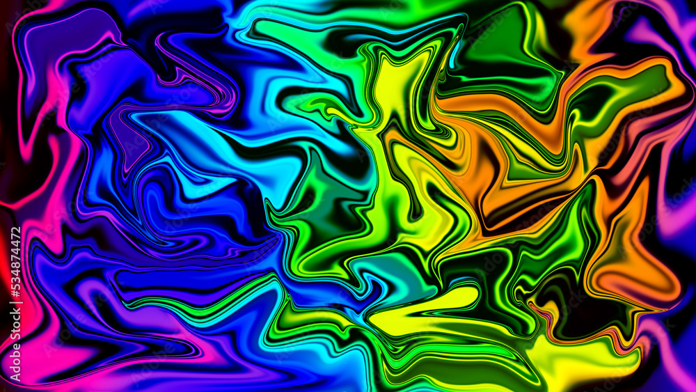 Abstract color liquify wave  pattern texture