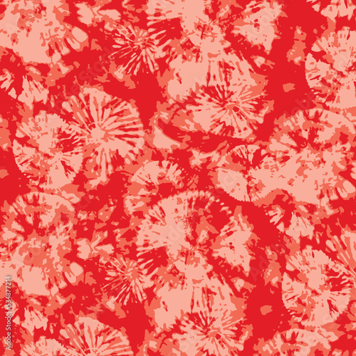 red and pink tie dye background