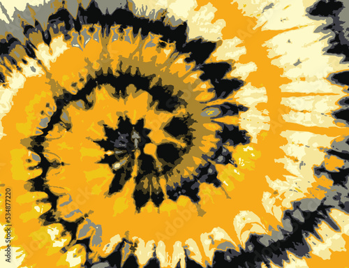 yellow and black tie dye background