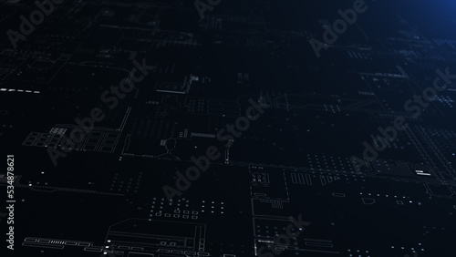 Abstract technology big data background concept. Motion of digital data flow. Transferring of big data. Transfer and storage of data sets , block chain, server, hi-speed internet.