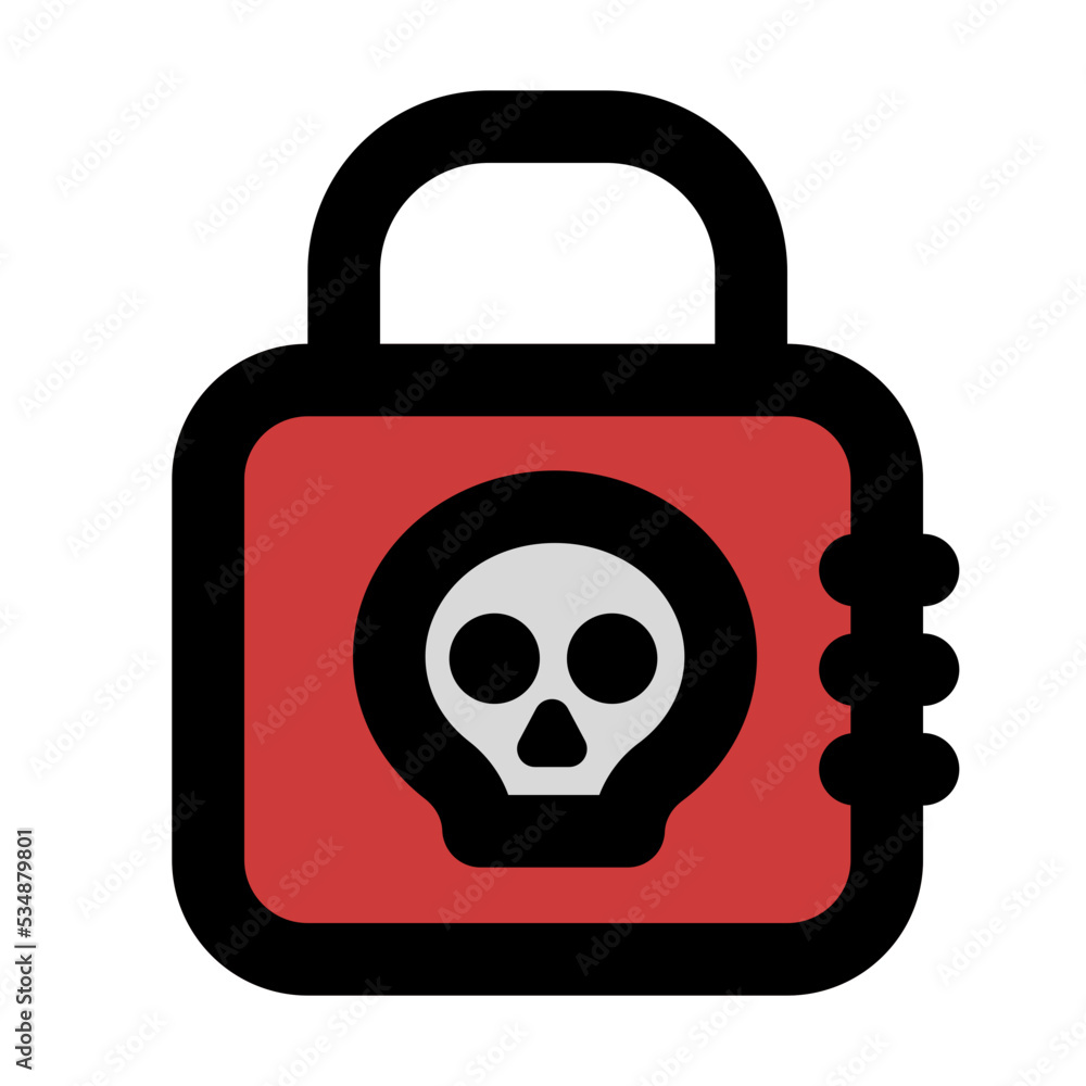 skull padlock skull padlock
