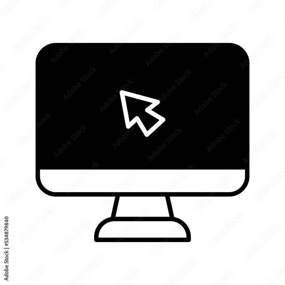 Desktop computer icon Desktop computer icon