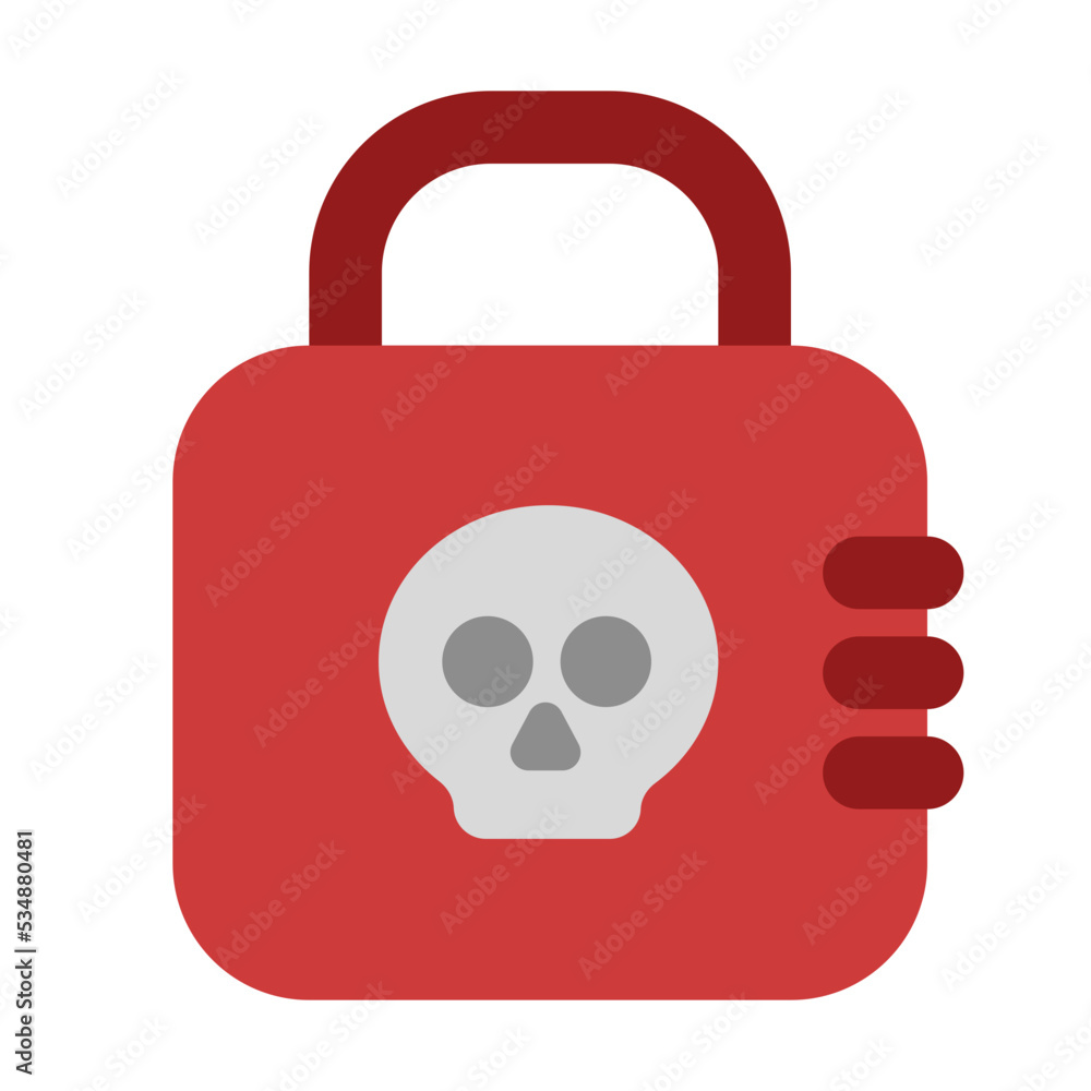 skull padlock skull padlock