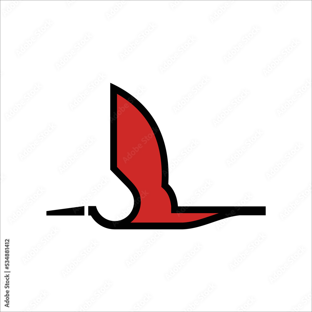 Vector hand drawn flying griffon vulture bird silhouette isolated on white background Vector hand drawn flying griffon vulture bird silhouette isolated on white background
