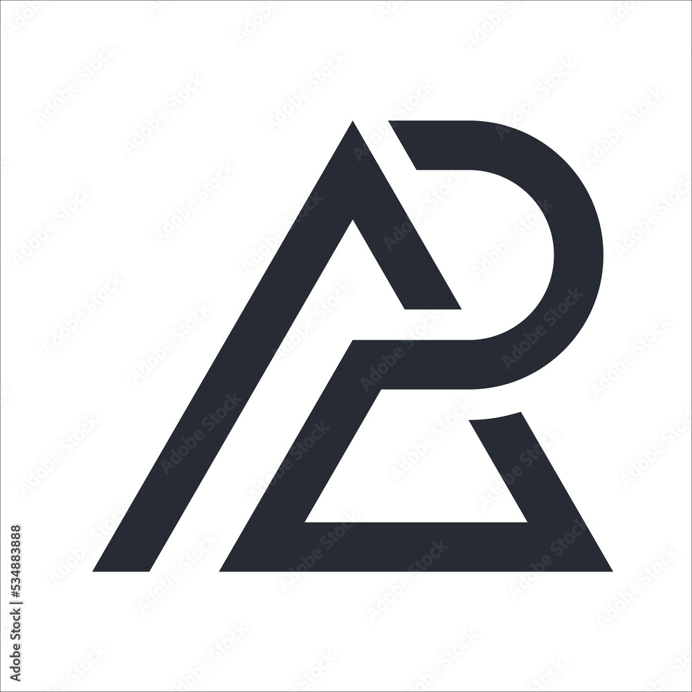 AP Letter Logo Design. Creative Modern Alphabet letters monogram icon A