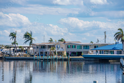 Coastal neighborhoods destroyed by Hurricane Ian Fort Myers FL © Felix Mizioznikov