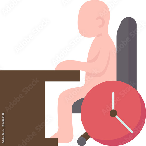 sitting icon